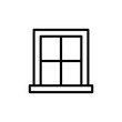 Simple window line icon.