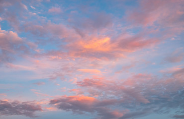 Beautiful blue sky with clouds background.Sky clouds.Sky with clouds weather nature cloud blue