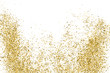 © sergio34 - Gold Glitter Texture Isolated On White. Amber Particles Color. Celebratory Background. Golden Explosion Of Confetti. Vector Illustration, Eps 10.
