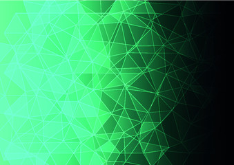 Wall Mural - geometric abstract polygonal background (vector)