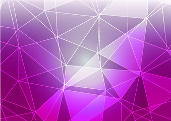 Wall Mural - geometric abstract polygonal background (vector)
