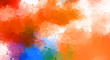 © Hybrid Graphics - Brushed Painted Abstract Background. Brush stroked painting. Strokes of paint. 2D Illustration.