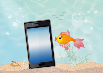 Wall Mural - smartphone waterproof