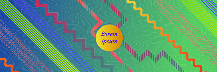 Poster - Abstract vector pattern gradient background templates. Modern geometric design with minimal geometric shapes