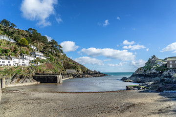 Sticker - The harbor in Polperro Cornwall