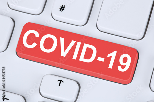 COVID-19 COVID Coronavirus corona virus infection disease ill illness healthy health computer keyboard