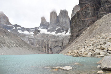 Wall Mural - Base de las Torres in Torres del Paine National Park in Chile, Patagonia