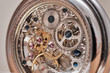 precise gears of a pocket watch