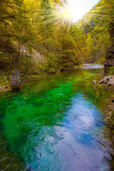 Canvas Print - The quiet backwater