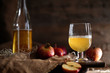 © Rotso - Apple cider on the wooden background