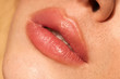© Антон Пухов - Close-up nude lips. Fresh make-up. Clean skin. Natural retouching