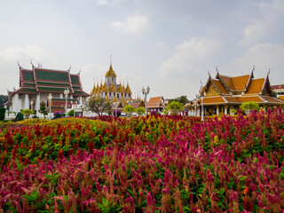 Loha Prasat Temple, Bangkok, Thailand