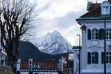 Fototapeta Uliczki - View of beautiful city at mountain resort