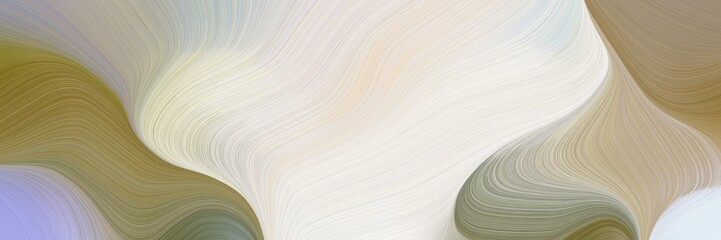 Poster - abstract dynamic futuristic banner. contemporary waves illustration with light gray, pastel brown and gray gray color