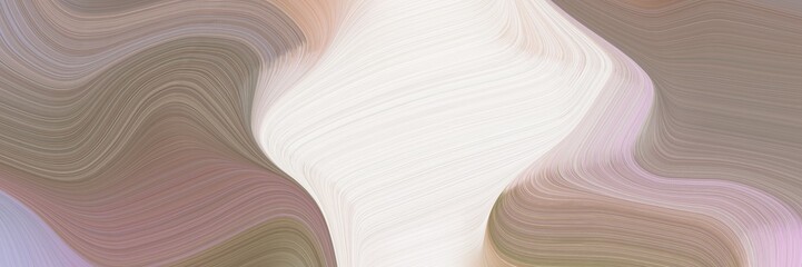 Aufkleber - abstract futuristic background banner with gray gray, linen and pastel purple color. modern soft swirl waves background design