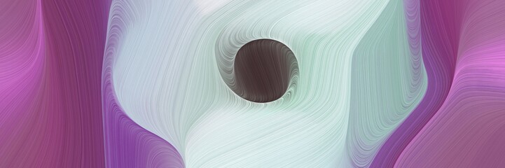 Leinwandbilder - abstract dynamic futuristic banner. modern soft swirl waves background illustration with pastel blue, antique fuchsia and light gray color