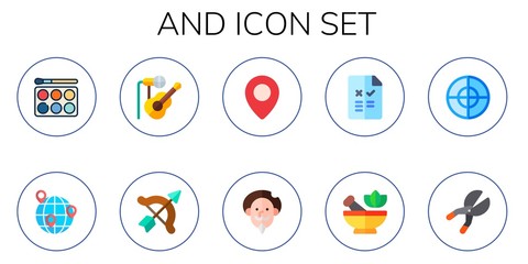  and icon set