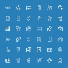 Editable 36 suit icons for web and mobile