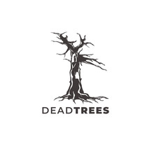 Dead Trees Logo Design Template
