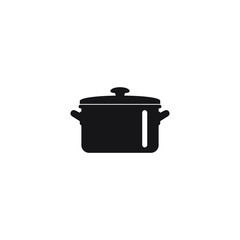 Wall Mural - Cooking pan icon, Pot icon vector isolated