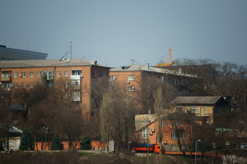 Wall Mural - building in city