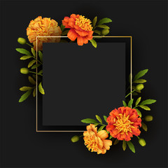 Poster - Floral Holiday Background