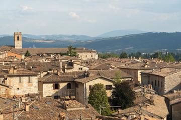 Gubbio, historic city in Umbria, Italy