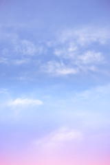 Wall Mural - cloud background with a pastel colour
