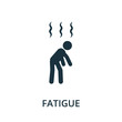 Fatigue icon. Simple illustration from coronavirus collection. Creative Fatigue icon for web design, templates, infographics and more