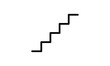 © Abderrahmen - Staircase, stairs or stairwell sign line vector icon