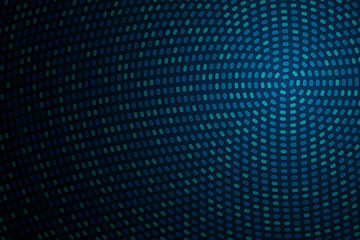 Poster - abstract blue dot pattern of geometric circle design futuristic background. illustration vector eps1
