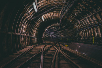 Abandoned rail fallout tunnel