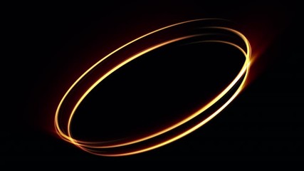Poster - Abstract background with a golden vortex. Creative winner screen concept with shine rays. Seamless loop.