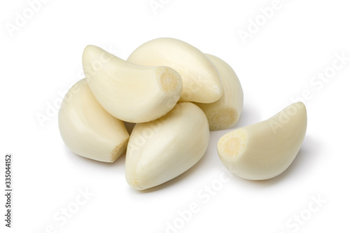 Fotografía Fresh whole peeled garlic cloves