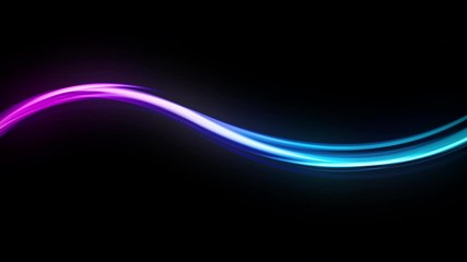 Poster - Corporate background with a bright abstract wave. Colorful creative texture for business slide presentation. Seamless loop.