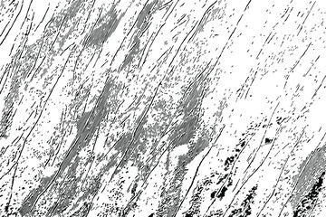 Aufkleber - Grunge texture with uneven streaks, dirt and noise. Abstract background that resembles vegetation. Vector illustration. Overlay template.