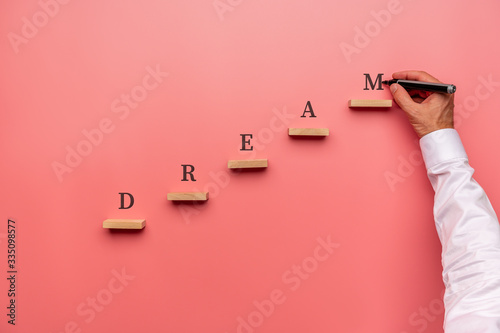 Business vision and dreams Tableau sur Toile