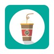 Juice cup icon.