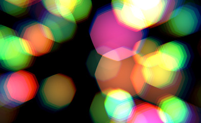Wall Mural - abstract background blurred light spots