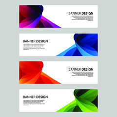 Vector Abstract banner web template