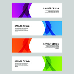 Vector Abstract banner web template