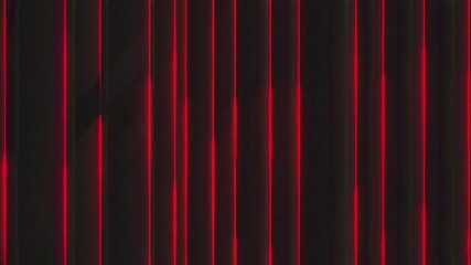 Poster - Computer generated chromatic aberration bands. Pixel multi-colored neon noise. 3d rendering abstract background