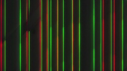 Poster - Computer generated chromatic aberration bands. Pixel multi-colored neon noise. 3d rendering abstract background