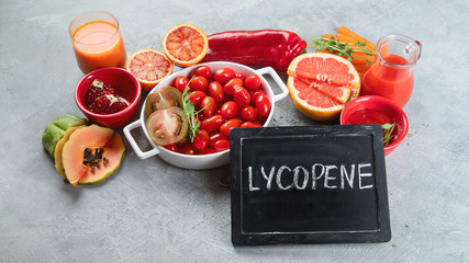 Wall Mural - Foods Highest in Lycopene