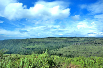 Landscape  mountain in national park Kradueng,Thailand