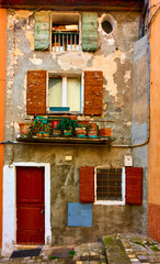 Wall Mural - Old shabby house