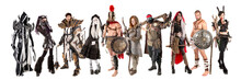 Group Of People In Costumes