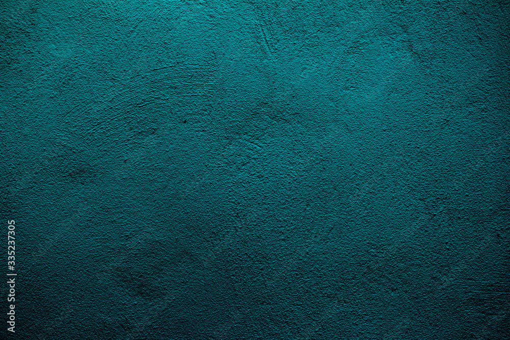 Petrol colored wall texture background with textures of different ...