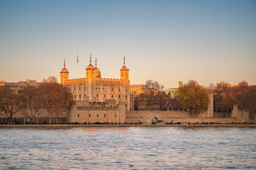 Wall Mural - The Tower of London at sunset, United Kingdom