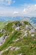 Blick vom Stockhorn auf das Berner Oberland – Oberstocken, Schweiz